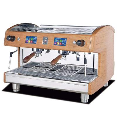 China Touch Screen Coffee Making Machine Semi Automatic Commercial Coffee Maker for sale