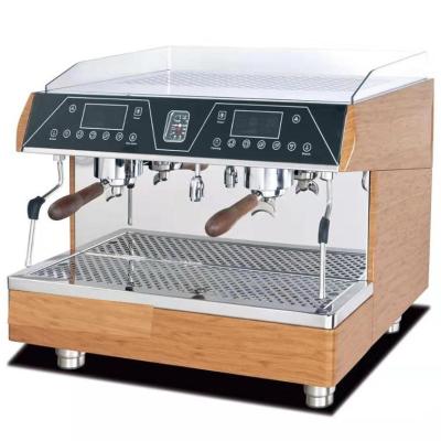 China Italienische Kaffee-Maschinen-Handelsespresso-Kaffee-Maschine mit zwei Gruppe zu verkaufen