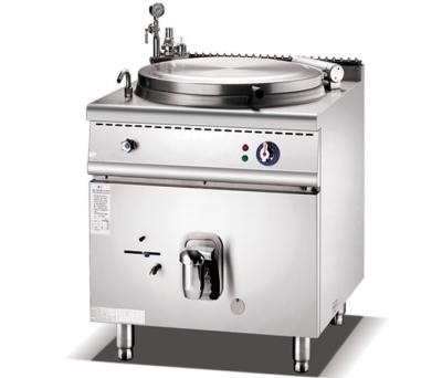 China Electric Jacketed Boiling Pan With 150 Liters Steam Kettle Boiler Machine for sale