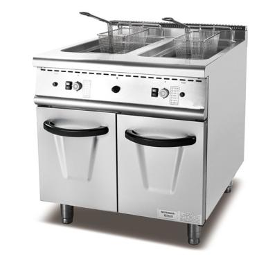 China Double Fryer Commercial Kitchen Cooking Equipment Electric Fryer Machine for sale