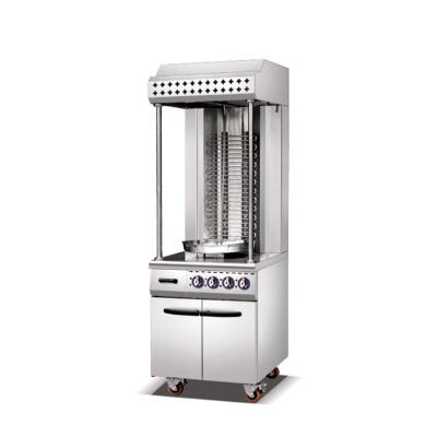China Restaurant Hotel Kitchen Equipment Stainless Steel Electric Shawarma Kebab Machine for sale