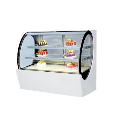 China 115L Commercial Baking Equipment Cake Display Showcase Pastry Glass Display Cabinet for sale