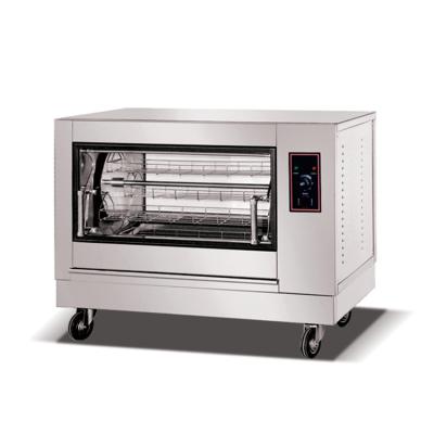 China Stainless Steel Chicken Commercial Rotisserie Oven Machine Electric Automatic rotation for sale