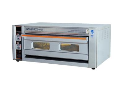 China Automatic Commercial Baking Oven Electric Bread Oven One Layer Two Tray for sale