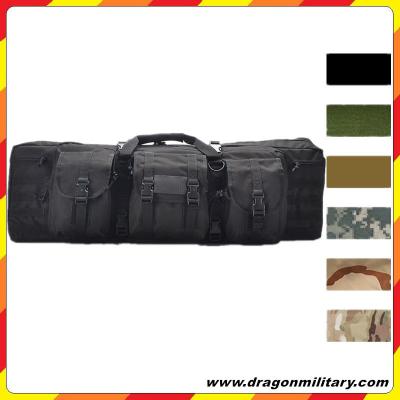 China OEM high quality 36 inch double tactical rifle case with molle gear for sale