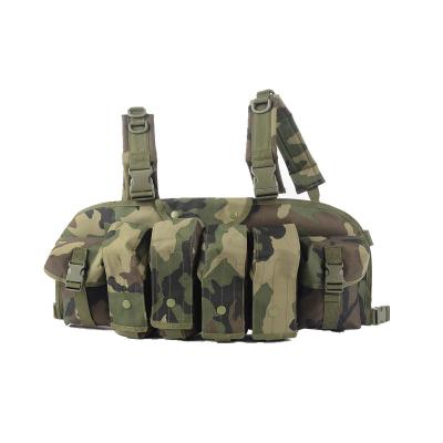 China Hot Sale Polyester camo Military magazine ak vest Army Vest with pouch for sale