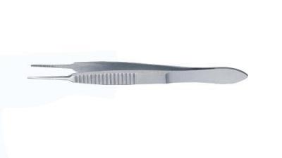 China Straight Serrated Tip Conjunctival Forceps Stainless Steel Material for sale