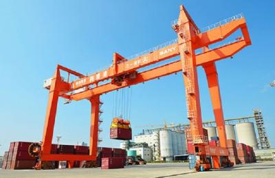 China RMG / RTG Container Gantry Crane For Rail Station , Harbour, Port  ISO CE Certificated for sale