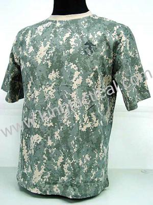 China Digital ACU Camo Men's Military Short-Shirt,Casual Wear Shirt Size:S,M,L,XL,XXL for sale