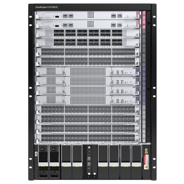 Quality 192 Ports Coreswitch S12700E-8 end Solution for Government and Enterprise Networks for sale