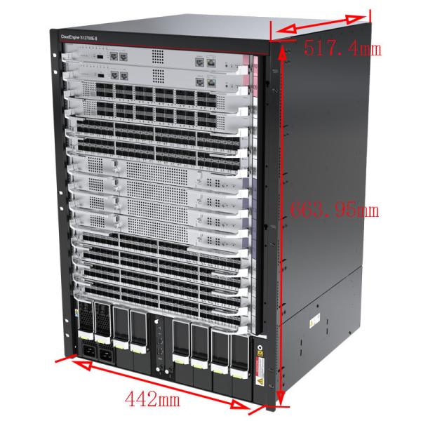 Quality 192 Ports Coreswitch S12700E-8 end Solution for Government and Enterprise for sale