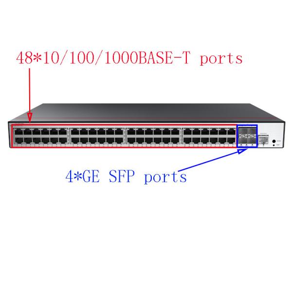 Quality Scalable Network Infrastructure Switch S5735-L48LP4S-A-V2 48 Ports with QoS for sale