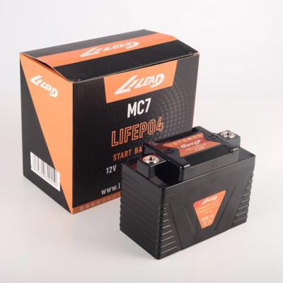 China MC7 12v Lithium Ion Rechargeable Battery Modified Lithium Iron Phosphate Motorcycle Battery for sale