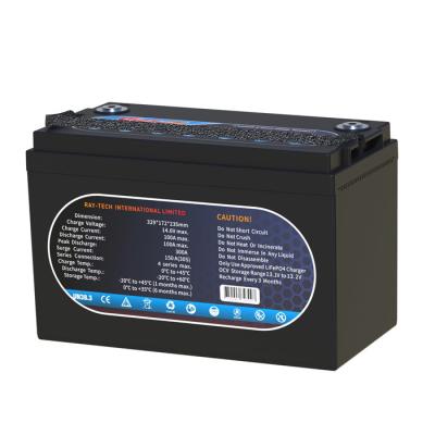 China LILEAD 12V Lithium Ion Boat Battery 125AH Lithium Rv Deep Cycle Battery for sale
