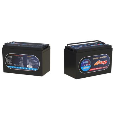China 125AH 12V Lithium Ion Boat Battery 6000 Cycles For Marine Rv Home for sale