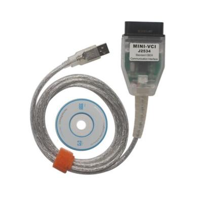 China MINI VCI V10.10.018 Code Scanners For Cars , Single Cable Support Toyota TIS OEM for sale