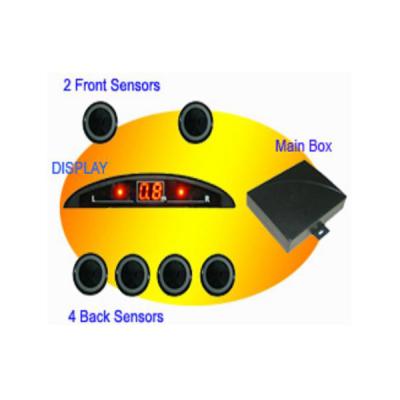 China Mini Led Display Parking Sensor With Digital Tube Screen Car Electronics Products for sale