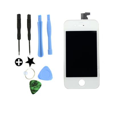 중국 OEM iPhone 4S를 위한 백색 보충 LCD 터치스크린 수치기 유리제 회의 판매용