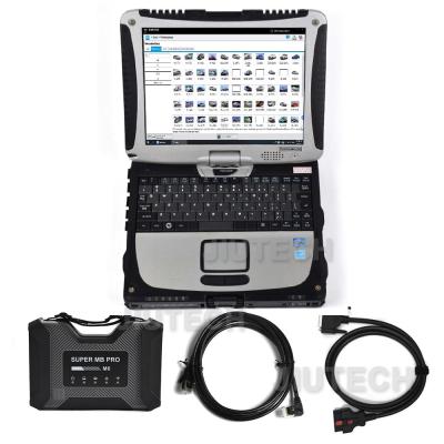 China MB Star Super M6 DOIP VCI + CF19 Laptop Car Diagnostic Scanner For BENZ Truck for sale