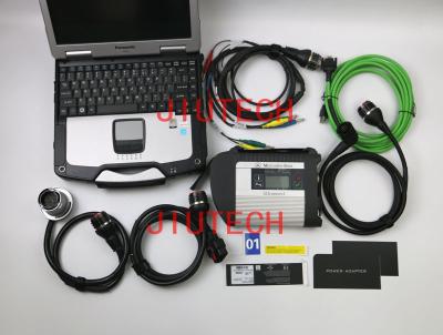 Chine Ensemble complet de diagnostic de camion de benz de l'écart-type C4 de mb avec le scanner de diagnostic de benz de l'ordinateur portable CF30 à vendre