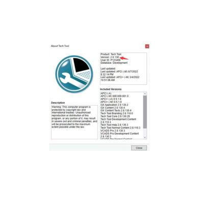 China 2.8.150 SSD ptt tech tool for vcads vocom Truck diagnostic software for sale