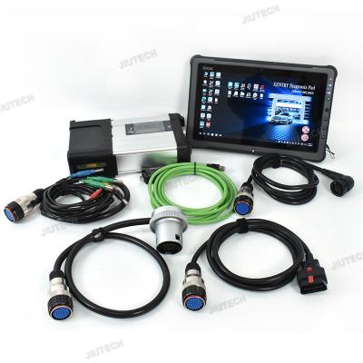China MB Star Diagnostic Tool C5 SD Connect Compact Software SSD V2023 in F110 tablet Ready to Work for Mercedes Car Trucks for sale