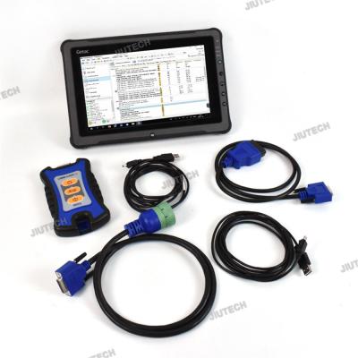 China Ready to use Getac F110 tablet Truck Diagnostic Tool for usb-link 3  j1962 adapter truck For detroit diesel diagnostic à venda