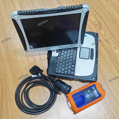 Cina Electronic Data Link Diagnostic Tool for EDL V2 Construction Heavy Equipment Truck Diagnostic Scanner Tool with Cf19 PC in vendita
