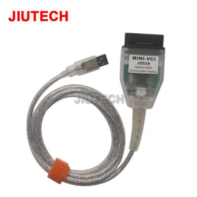 China MINI VCI for TOYOTA V12.10.019 Single Cable Support Toyota TIS OEM Diagnostic Software for sale