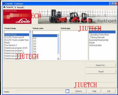 China Instruction Manual Heavy Duty Truck Diagnostic Software Linde Diagnosis Tool Application for sale
