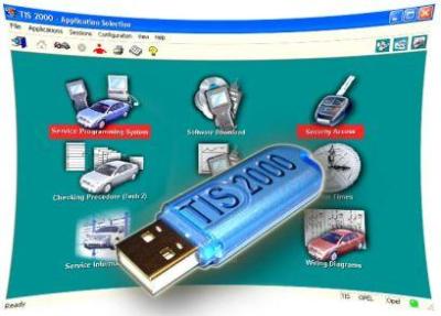 China TIS2000 CD + USB Dongle para modelo GM GM TECH2 en venta