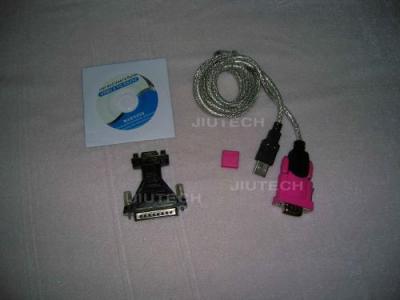 China USB para RS232 Serial Port + RS232 Adptor à venda