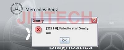 Chine Xentry erreur 2221-0 2221-1 fixe Mercedes Star diagnostic outil à vendre
