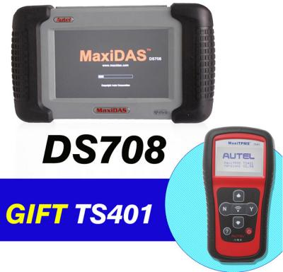 中国 Autel MaxiDAS DS708 を得ます車の診断の走査器のためのギフトとして MaxiTPMS TS401 を買って下さい 販売のため
