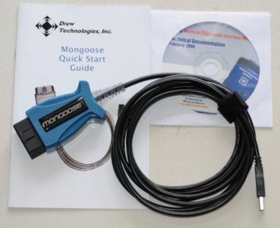 China High-performance MongoosePro GM Tech Scanner Diagnostic Program cable for sale