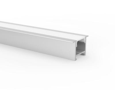 China 12mm Recessed IP20/44 Aluminium Strip Light Channel for sale