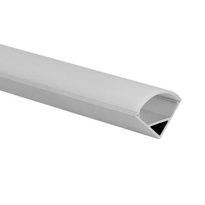 China Led aluminum channel 45degree 90degree LED Corner Aluminium Profile for sale