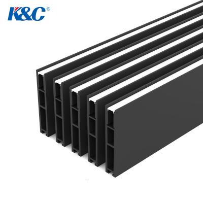 China PC Diffuser T5 6063 Suspending Led Extrusion Profile 10mm Width for sale