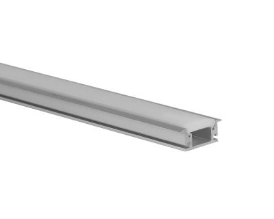 China Extrusion 2m 2.5m 3m 6063 T5 W27.5mm LED Floor Profile for sale