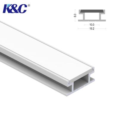 China 2.5m Length LED Floor Profile 6063 T5 Aluminum Alloy Channel Sandblasting for sale