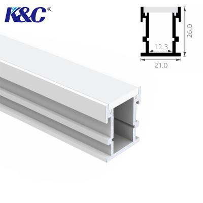 China 6063 T5 Aluminum Profile Extrusion Channel 2.5m Length For Floor Lighting for sale