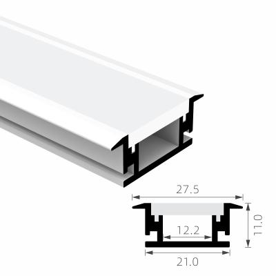 China Strip Light 6063t5 Recessed Led Aluminum Profile Alu Alloy Channel Housing Extruded for sale