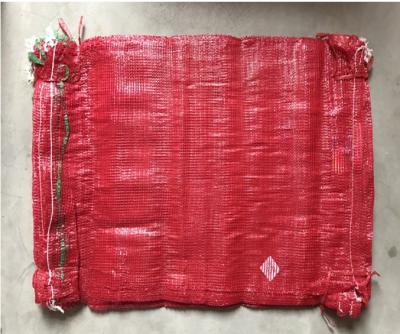 China Industrial Agriculture 50x80 cm PP PE Fresh Fruit Onion Sacks Packing Leno Mesh Bag For Vegetables for sale