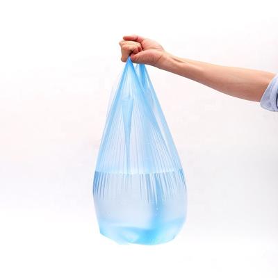 Китай Бытовая продукция HDPE / LDPE футболка мусорные мешки ручной мешок жилет мусорный мешок Покупки продается