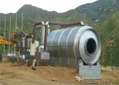 China scrap tire Pyrolysis Recycling Plant Waste Tyre Plastic Pyrolysis Machine To Fuel Oil for sale