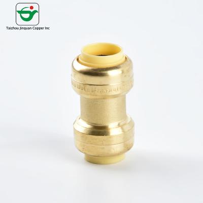 China non toxic Quick Connect 1/2 Inch Brass Push Fit Fitting for sale
