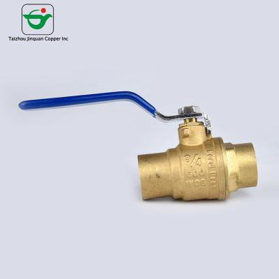 China IPS Thread Connection Sweat 2 Inch 435psi Lead Free Ball Valve for sale