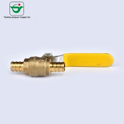 China DN15 DN50 1/2 Inch Cpvc Brass Ball Valve Polished Surface for sale