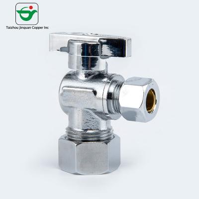 China 200 Psi Brass Angle Stop Valve for sale