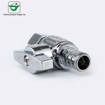 China 1/4 Turn 3/8''X1/2'' Faucet Angle Stop Valve For Toilet for sale